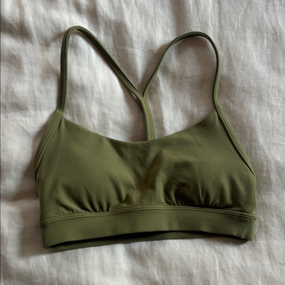 Lululemon Athletica Olive Sports Bra